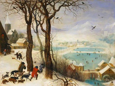 Hunters in the Snow by Pieter Brueghel the Younger